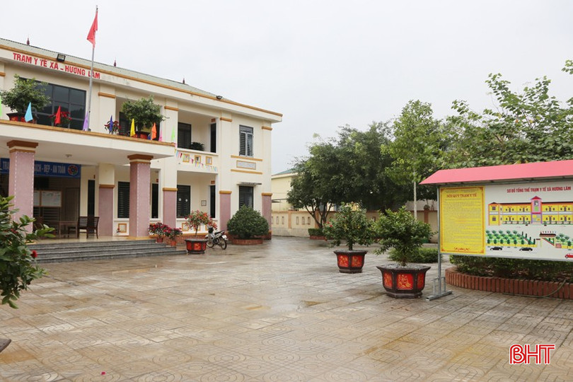 Trạm Y tế xã Hương Lâm (Hương Khê) được đầu tư xây dựng khang trang, đồng bộ. aA.jpg