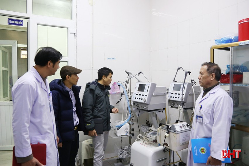 Đoàn khảo sát hiện trạng cơ sở vật chất, trang thiết bị của Bệnh viện Phổi Hà Tĩnh. bqbht_br_1a.jpg