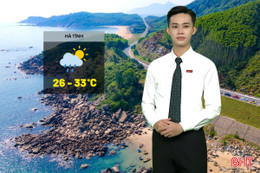 Dự báo thời tiết Hà Tĩnh ngày 2/7: Ngày nắng, chiều có mưa, cao nhất 33 độ