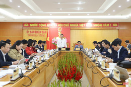 UBND tỉnh nghe các nội dung trình HĐND tỉnh tại kỳ họp cuối năm 