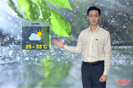 Dự báo thời tiết Hà Tĩnh ngày 11/6: Mưa rào và dông vài nơi