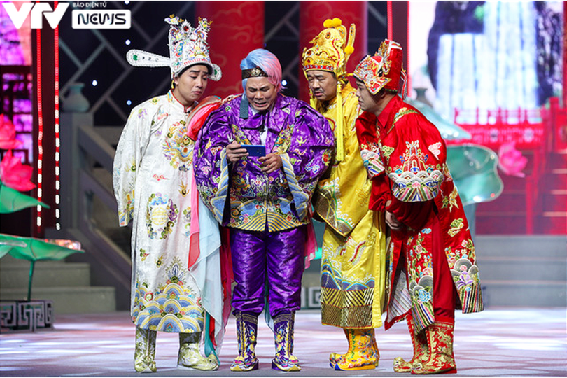 Những hình ảnh cực “hot” trên sân khấu của Táo quân 2022