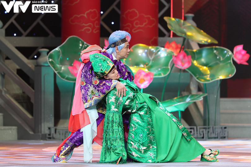 Những hình ảnh cực “hot” trên sân khấu của Táo quân 2022