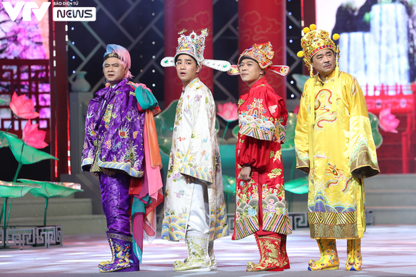 Những hình ảnh cực “hot” trên sân khấu của Táo quân 2022