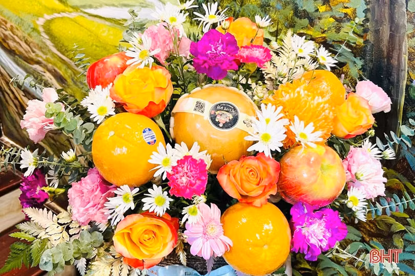 Phong phú những giỏ quà tết tại Hà Tĩnh