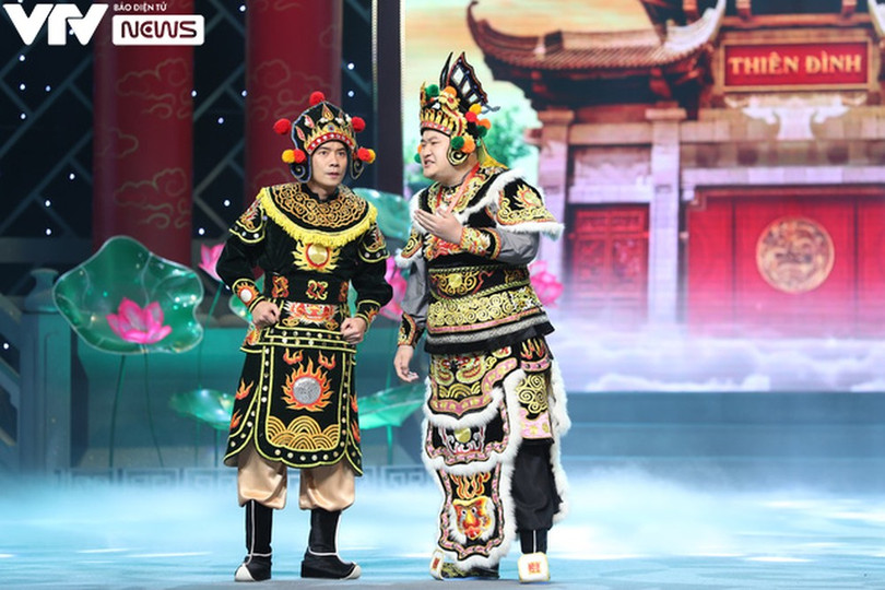 Những hình ảnh cực “hot” trên sân khấu của Táo quân 2022