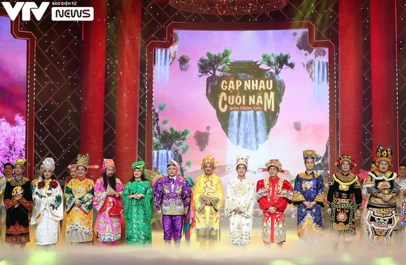 Những hình ảnh cực “hot” trên sân khấu của Táo quân 2022