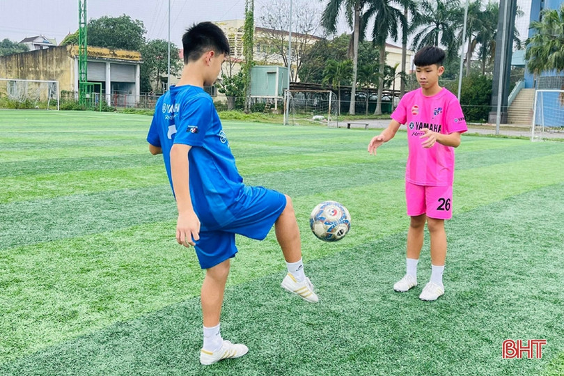 U13 Hà Tĩnh hội quân sau khi giành Á quân Giải Bóng đá thiếu niên Cup Yamaha