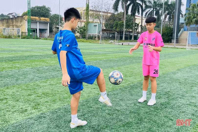 U13 Hà Tĩnh hội quân sau khi giành Á quân Giải Bóng đá thiếu niên Cup Yamaha