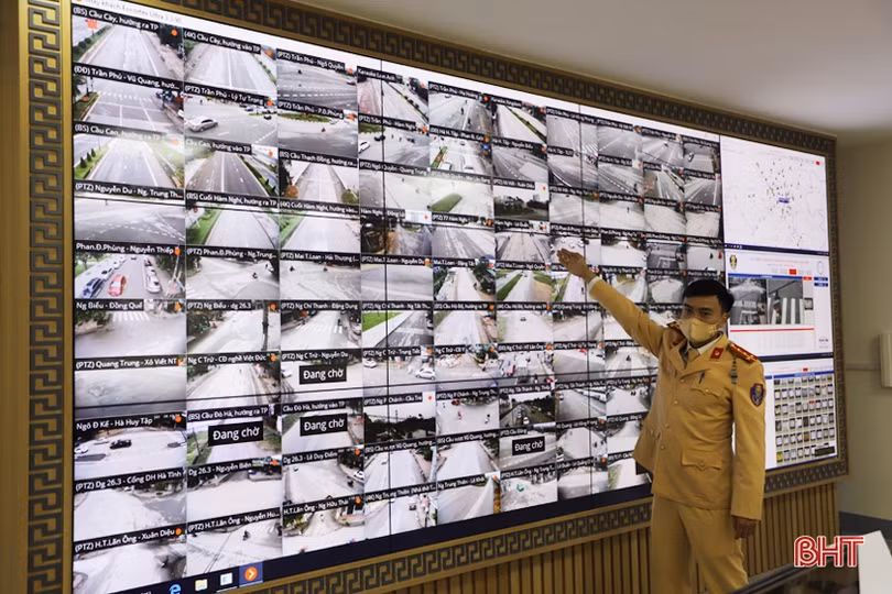 Có gì bên trong trung tâm giám sát an ninh, giao thông hiện đại nhất Hà Tĩnh?