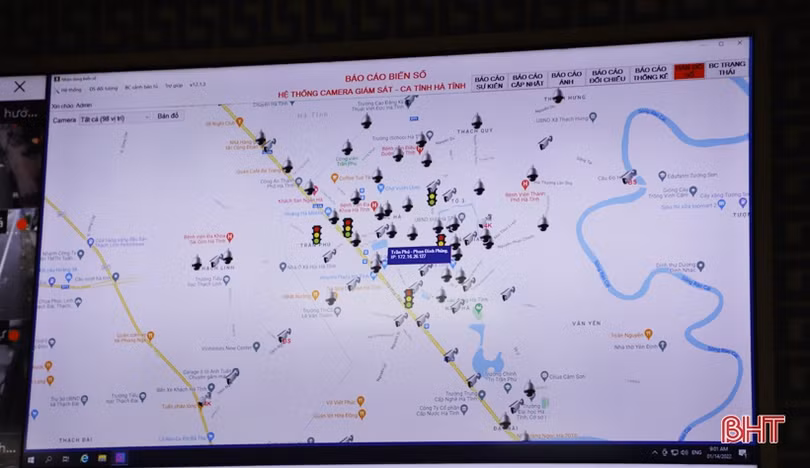 Có gì bên trong trung tâm giám sát an ninh, giao thông hiện đại nhất Hà Tĩnh?