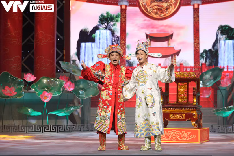 Những hình ảnh cực “hot” trên sân khấu của Táo quân 2022