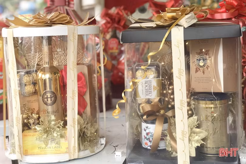 Phong phú những giỏ quà tết tại Hà Tĩnh
