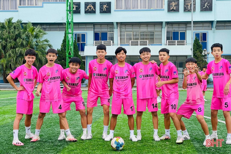 U13 Hà Tĩnh hội quân sau khi giành Á quân Giải Bóng đá thiếu niên Cup Yamaha