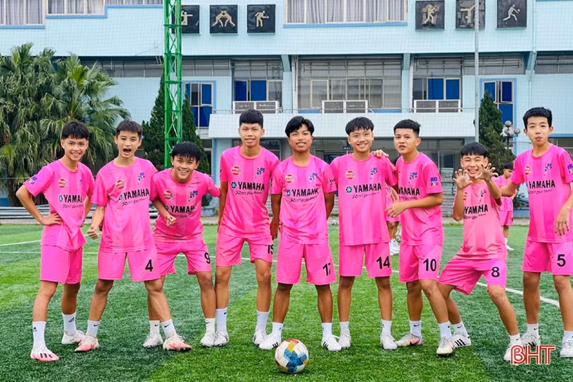 U13 Hà Tĩnh hội quân sau khi giành Á quân Giải Bóng đá thiếu niên Cup Yamaha