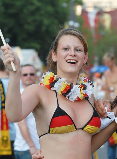 Cổ động viên Đức.