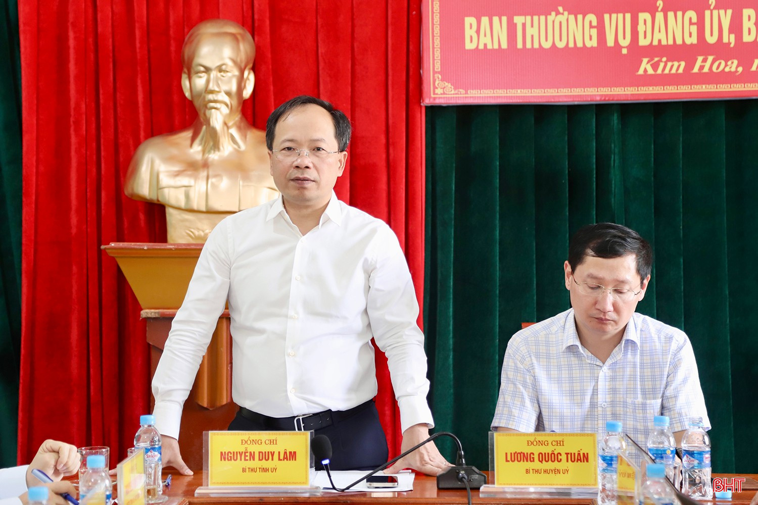 Bí thư Tỉnh ủy Nguyễn Duy Lâm phát biểu chỉ đạo tại buổi làm việc. bqbht_br_img-5555-copy.jpg