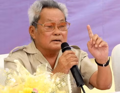 Nhà văn Nguyễn Quang Sáng. Ảnh: Thoại Hà.