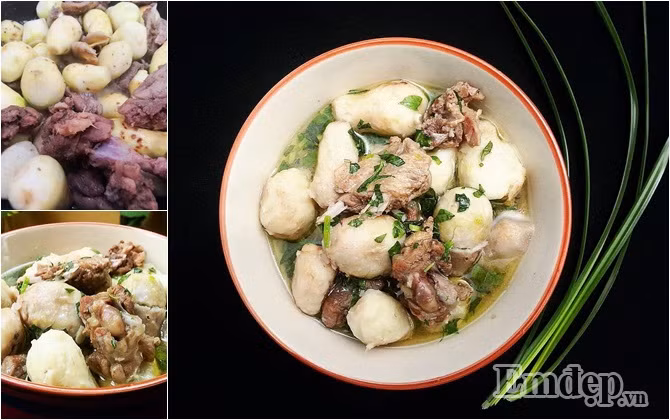 doi vi cuoi tuan voi canh vit om khoai so dan da ma cuc ngon