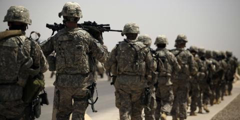 Quân đội Mỹ đang căng sức trên nhiều chiến trường cùng lúc my tham gia nhieu cuoc chien vo nghia