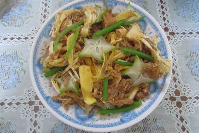 6 mon dua com che bien tu xo mit