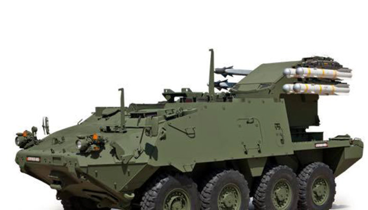 xe thiet giap stryker mls co kha nang diet ca xe tang lan may bay