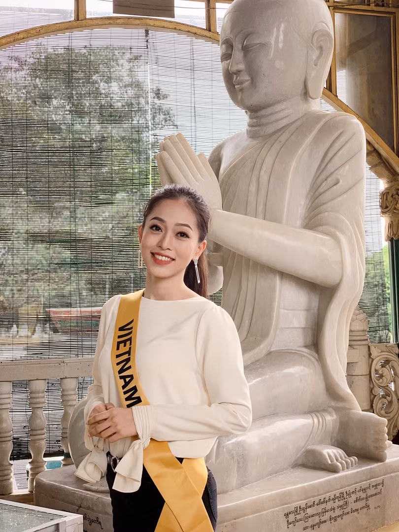 Á hậu Phương Nga công bố trang phục dân tộc tại Miss Grand International