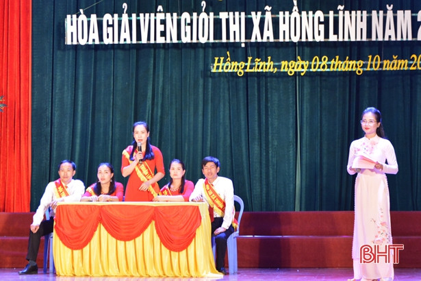 Phường Nam Hồng nhất hội thi Hòa giải viên giỏi thị xã Hồng Lĩnh