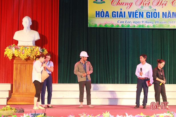 Tùng Lộc đạt giải nhất chung kết Hội thi Hòa giải viên giỏi toàn huyện