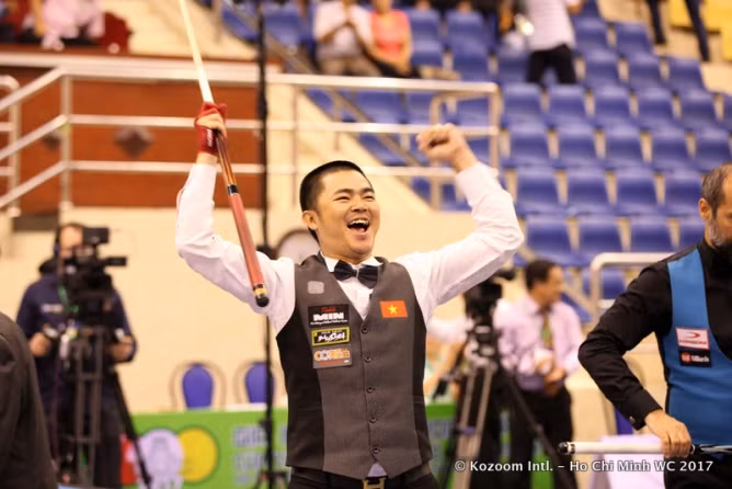 Tay cơ Hà Tĩnh vào top 6 cơ thủ kiếm tiền giỏi nhất làng billiards thế giới