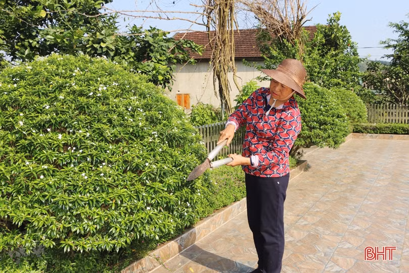 Từng tổ liên gia, hộ gia đình ở Vũ Quang linh hoạt xây dựng nông thôn mới