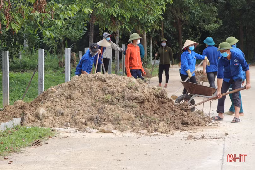 Từng tổ liên gia, hộ gia đình ở Vũ Quang linh hoạt xây dựng nông thôn mới