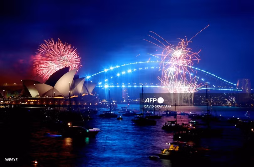 Sydney bắn pháo hoa đón năm mới 2022