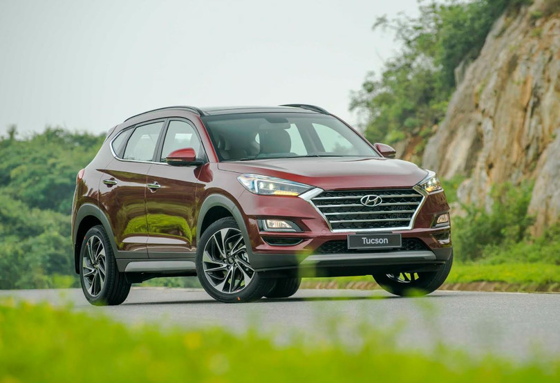Mẫu xe Tucson bị triệu hồi năm 2021. Ảnh: Hyundai Những cuộc triệu hồi xe lớn nhất Việt Nam 2021