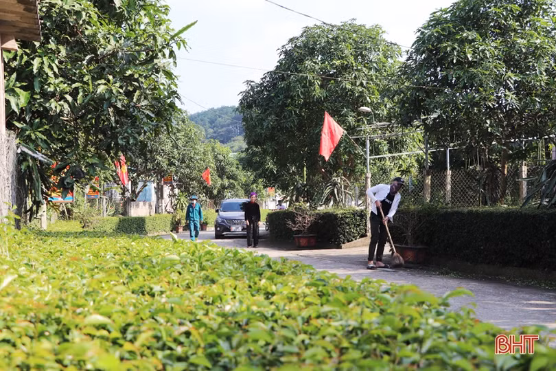 Từng tổ liên gia, hộ gia đình ở Vũ Quang linh hoạt xây dựng nông thôn mới