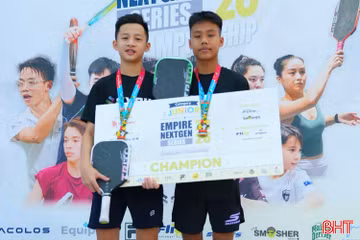 Nam sinh Hà Tĩnh vô địch giải Pickleball quốc tế tại Malaysia