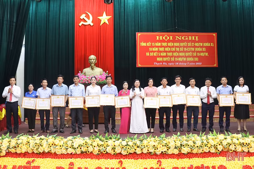 Các đơn vị hành chính mới ở Thạch Hà hoạt động hiệu quả