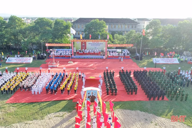 Khai mạc Đại hội thể dục thể thao huyện Lộc Hà lần thứ IV