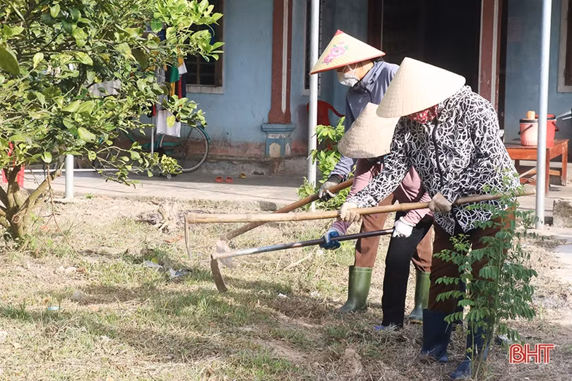 Thạch Hà phát động 40 ngày cao điểm xây dựng nông thôn mới
