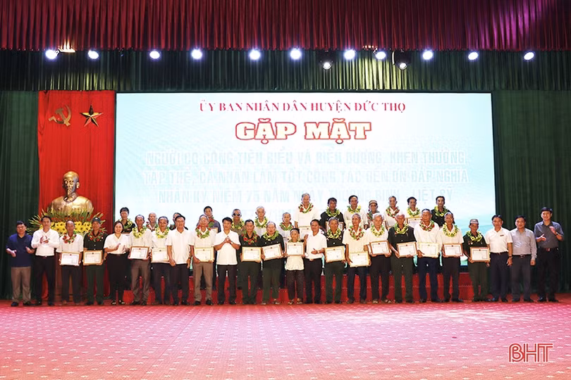 Các địa phương biểu dương, khen thưởng người có công tiêu biểu