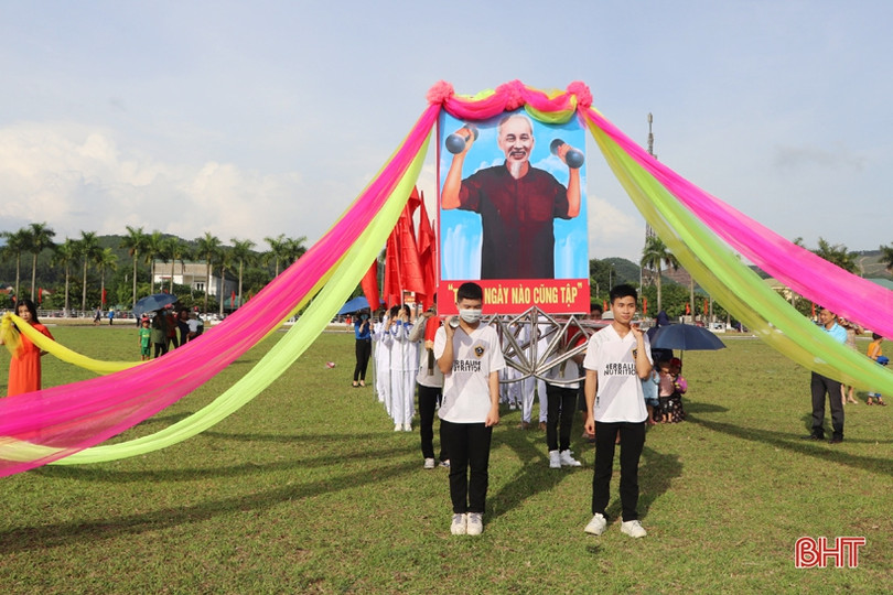 Khai mạc Đại hội Thể dục thể thao huyện Vũ Quang lần thứ V