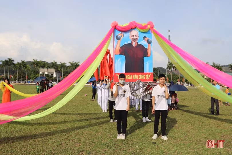 Khai mạc Đại hội Thể dục thể thao huyện Vũ Quang lần thứ V