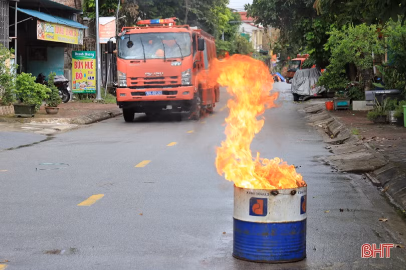Ra mắt mô hình khu dân cư an toàn PCCC đầu tiên ở Hương Sơn