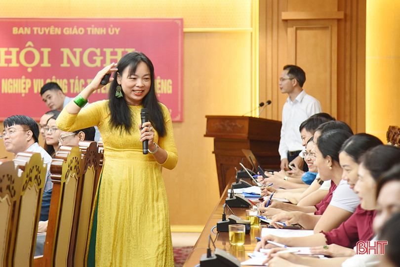 Nâng cao kỹ năng tuyên truyền miệng cho báo cáo viên, tuyên truyền viên Hà Tĩnh