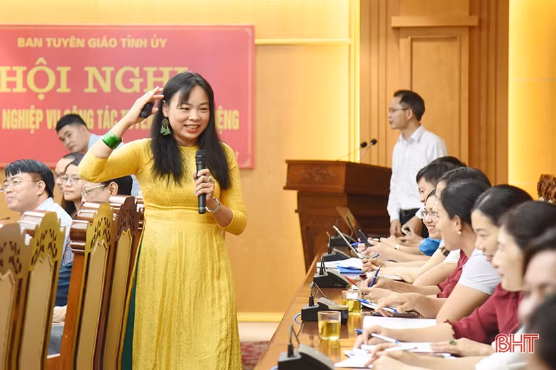 Nâng cao kỹ năng tuyên truyền miệng cho báo cáo viên, tuyên truyền viên Hà Tĩnh