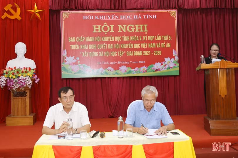 Các cấp hội khuyến học Hà Tĩnh huy động hơn 24,4 tỷ đồng cho công tác xây dựng xã hội học tập