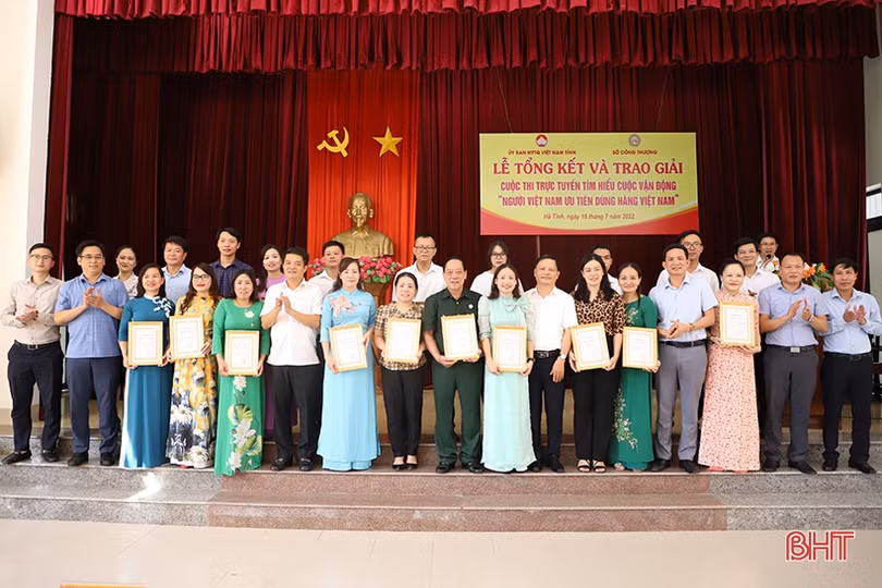 Hơn 68.000 lượt người thi tìm hiểu “Cuộc vận động người Việt ưu tiên dùng hàng Việt” ở Hà Tĩnh