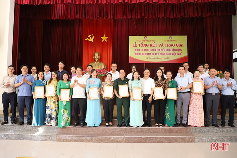 Hơn 68.000 lượt người thi tìm hiểu “Cuộc vận động người Việt ưu tiên dùng hàng Việt” ở Hà Tĩnh