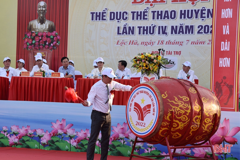 Khai mạc Đại hội thể dục thể thao huyện Lộc Hà lần thứ IV