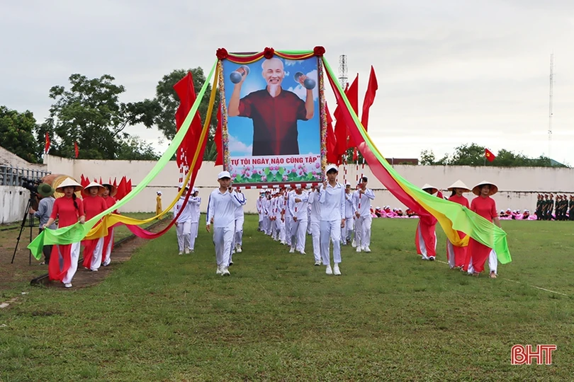 Khai mạc Đại hội TDTT huyện Cẩm Xuyên lần thứ IX